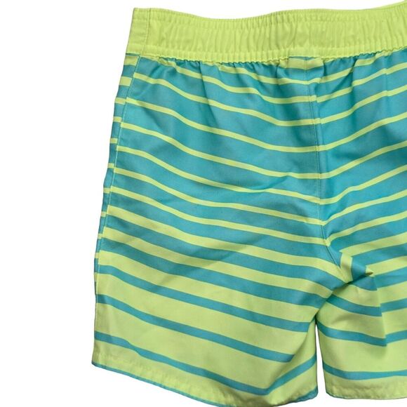 OP Kids Girls Swim Shorts Cover Up Size XS 4 5 Green Blue - Picture 5 of 8